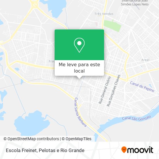 Escola Freinet mapa