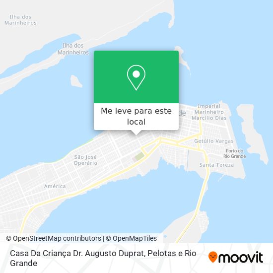 Casa Da Criança Dr. Augusto Duprat mapa