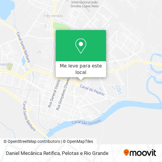 Daniel Mecânica Retífica mapa