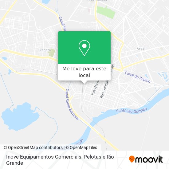 Inove Equipamentos Comerciais mapa