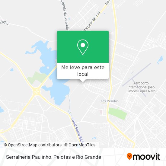 Serralheria Paulinho mapa