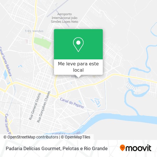 Padaria Delícias Gourmet mapa