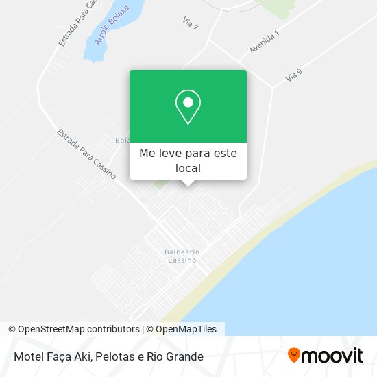 Motel Faça Aki mapa