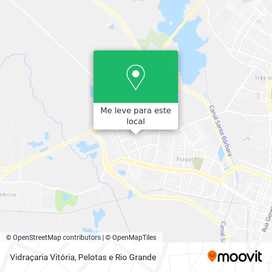 Vidraçaria Vitória mapa