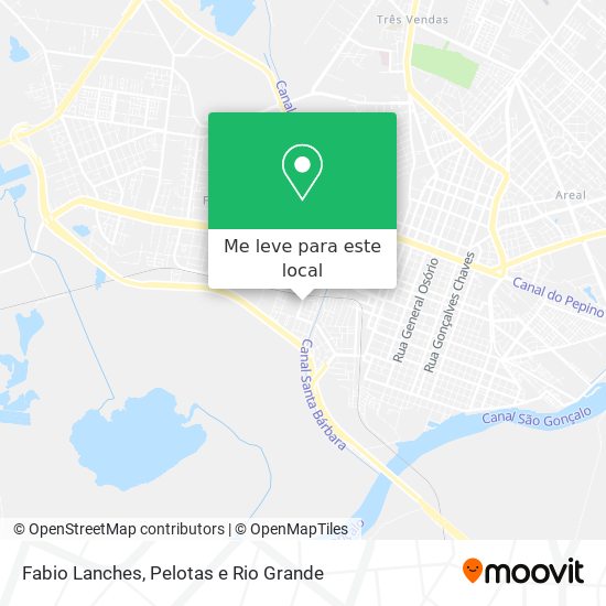 Fabio Lanches mapa