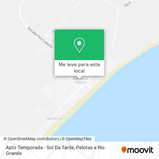 Apto Temporada - Sol Da Tarde mapa