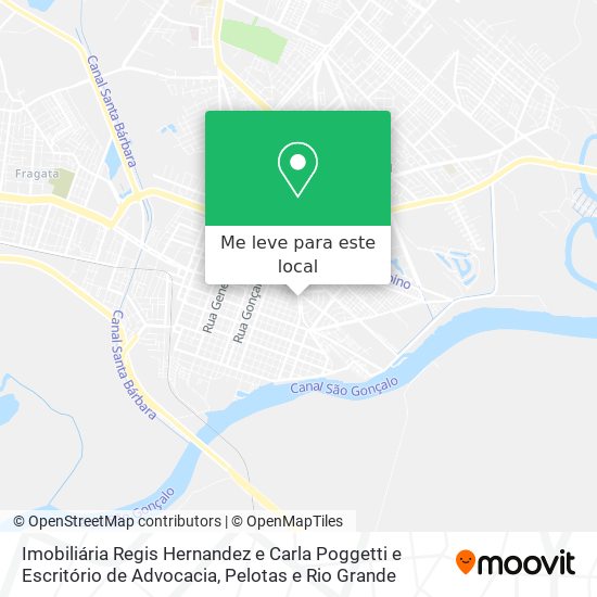 Imobiliária Regis Hernandez e Carla Poggetti e Escritório de Advocacia mapa