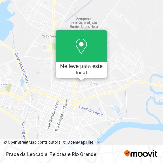 Praça da Leocadia mapa