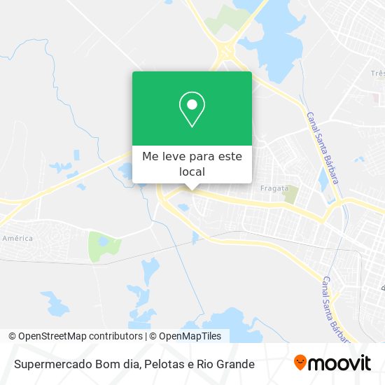 Supermercado Bom dia mapa