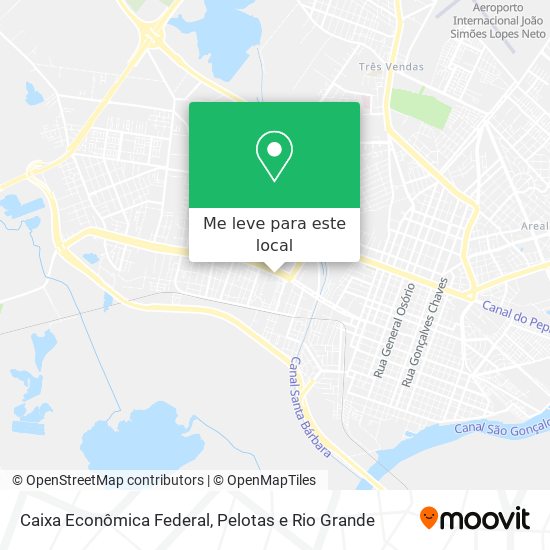 Caixa Econômica Federal mapa