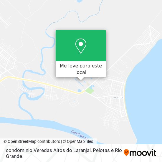 condominio Veredas Altos do Laranjal mapa