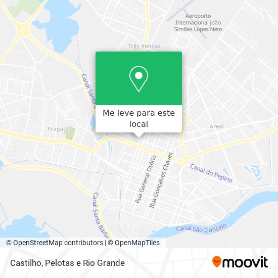 Castilho mapa