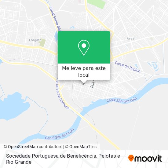 Sociedade Portuguesa de Beneficência mapa