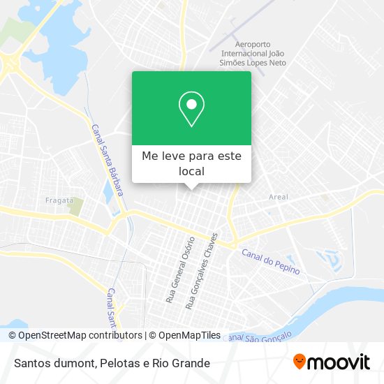 Santos dumont mapa