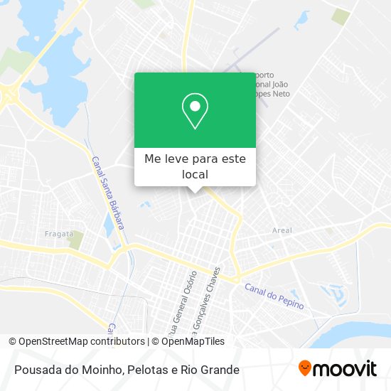 Pousada do Moinho mapa
