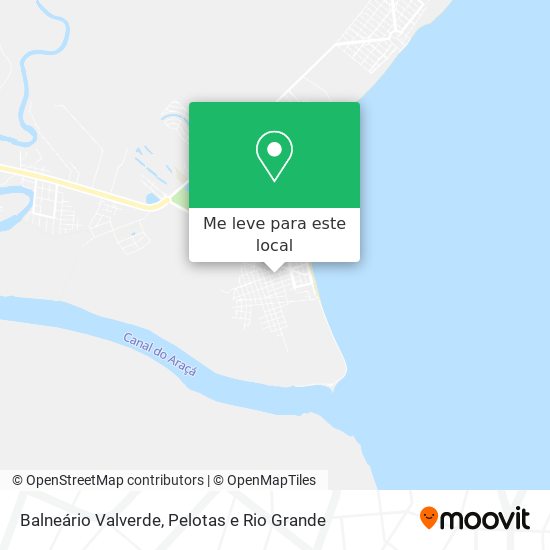 Balneário Valverde mapa