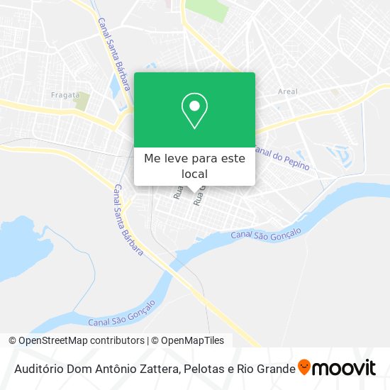 Auditório Dom Antônio Zattera mapa