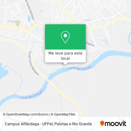 Campus Alfândega - UFPel mapa