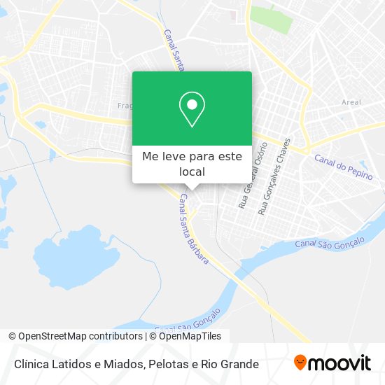Clínica Latidos e Miados mapa