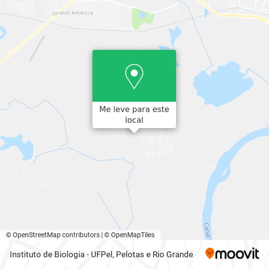Instituto de Biologia  - UFPel mapa