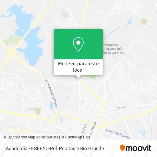 Academia - ESEF/UFPel mapa