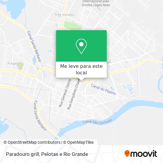 Paradouro grill mapa