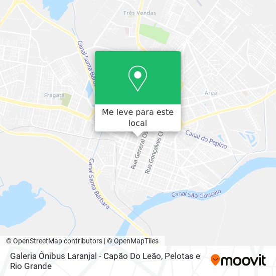 Galeria Ônibus Laranjal - Capão Do Leão mapa