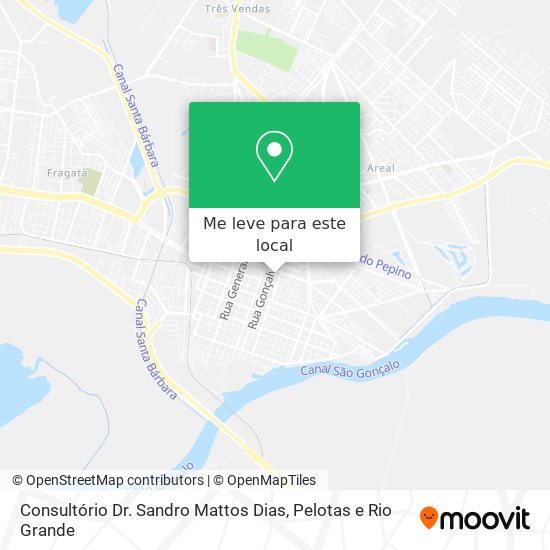 Consultório Dr. Sandro Mattos Dias mapa