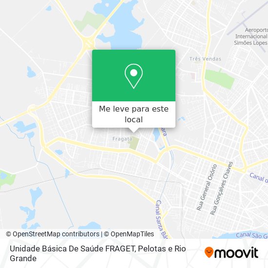 Unidade Básica De Saúde FRAGET mapa