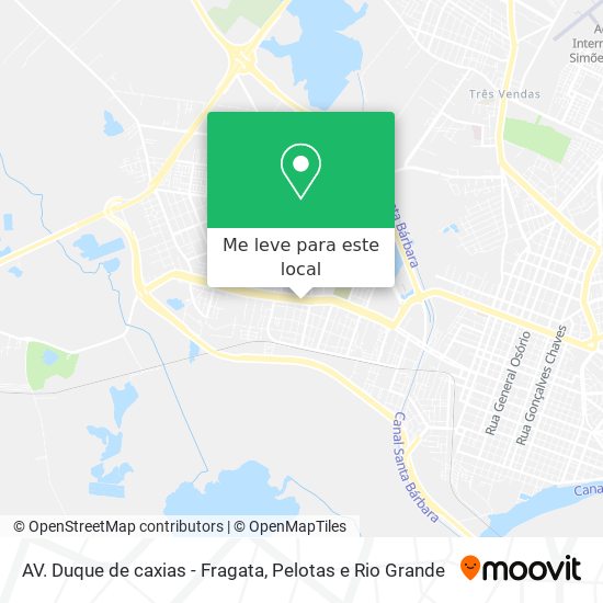 AV. Duque de caxias - Fragata mapa