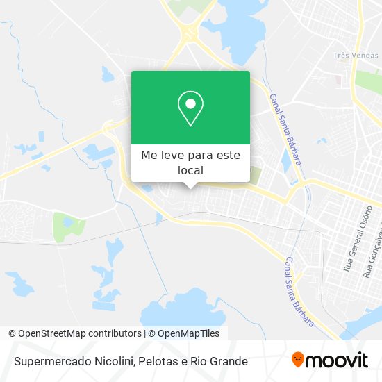 Supermercado Nicolini mapa