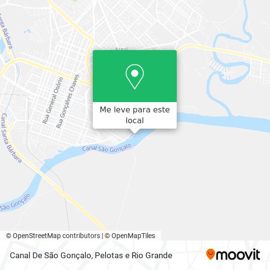 Canal De São Gonçalo mapa