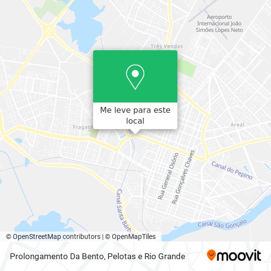 Prolongamento Da Bento mapa