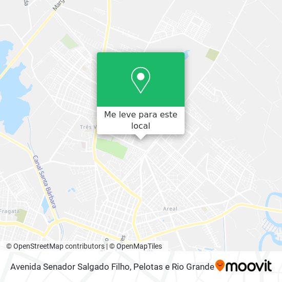 Avenida Senador Salgado Filho mapa