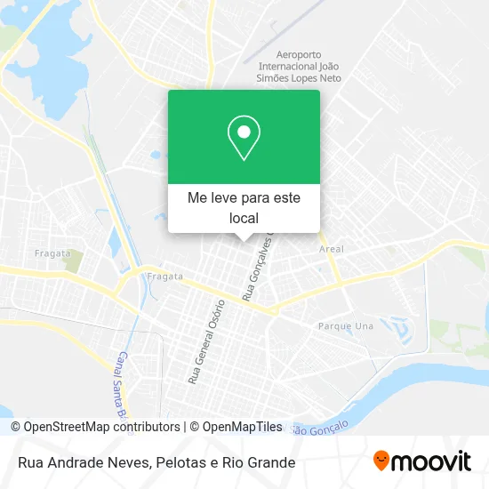 Rua Andrade Neves mapa