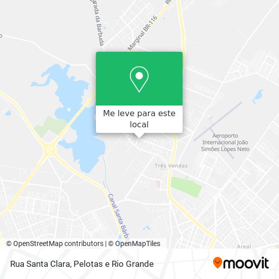 Rua Santa Clara mapa