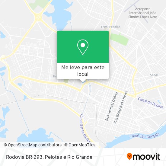 Rodovia BR-293 mapa