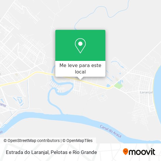 Estrada do Laranjal mapa
