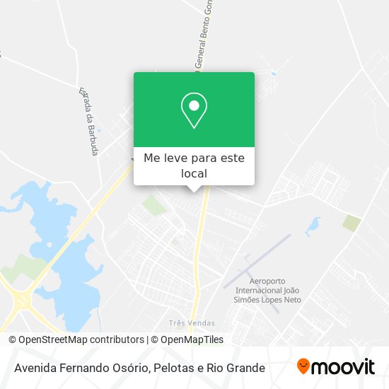 Avenida Fernando Osório mapa