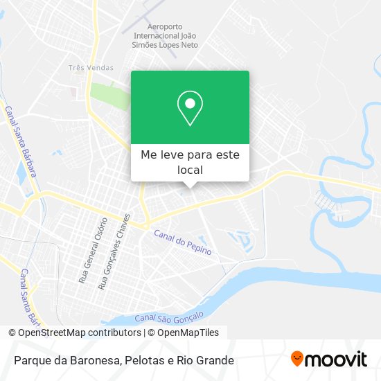 Parque da Baronesa mapa