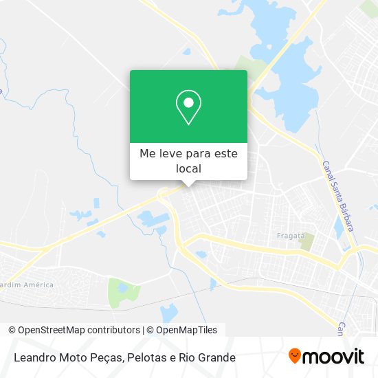 Leandro Moto Peças mapa