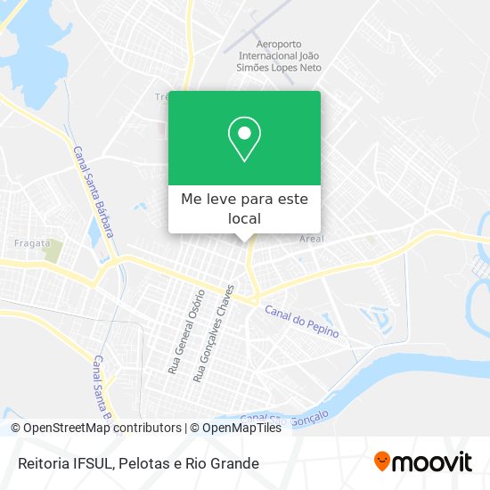 Reitoria IFSUL mapa