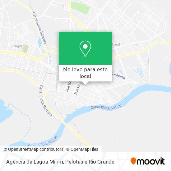 Agência da Lagoa Mirim mapa
