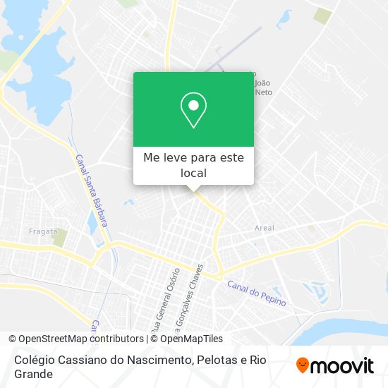 Colégio Cassiano do Nascimento mapa