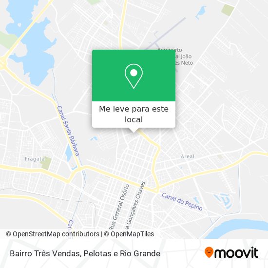 Bairro Três Vendas mapa