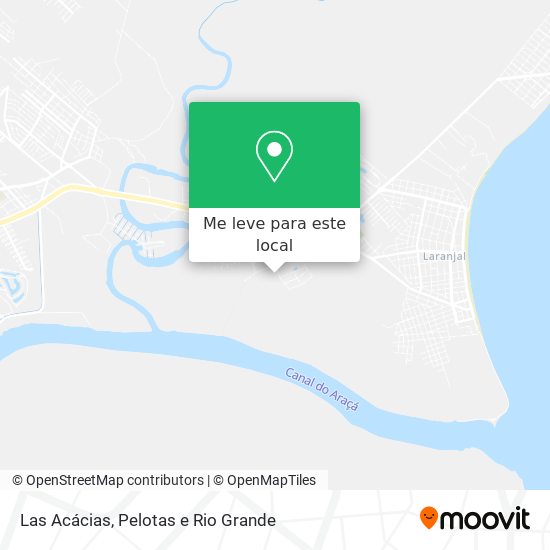Las Acácias mapa