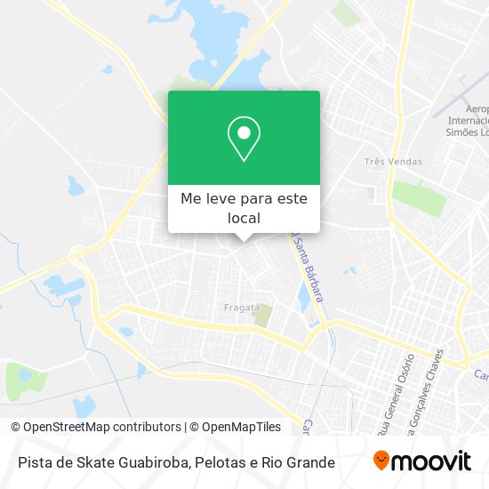 Pista de Skate Guabiroba mapa