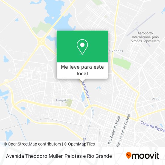 Avenida Theodoro Müller mapa