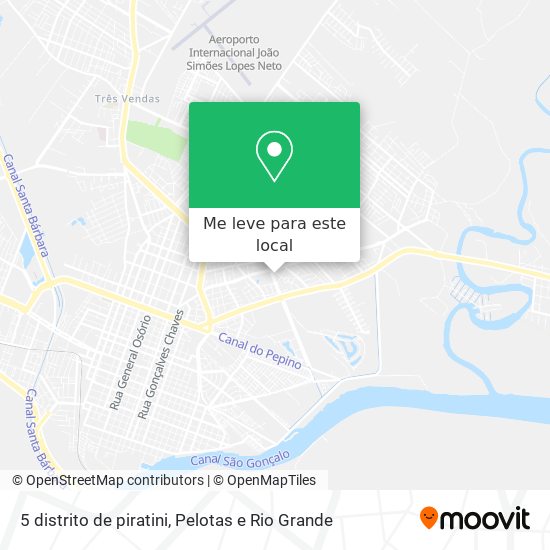5 distrito de piratini mapa