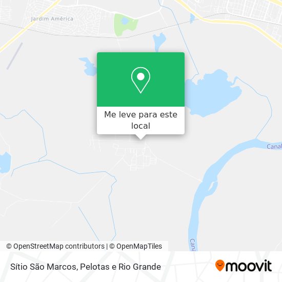 Sítio São Marcos mapa